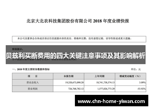 贝兹利买断费用的四大关键注意事项及其影响解析